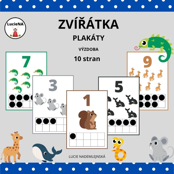 Zvířátka - plakáty 1 - 10