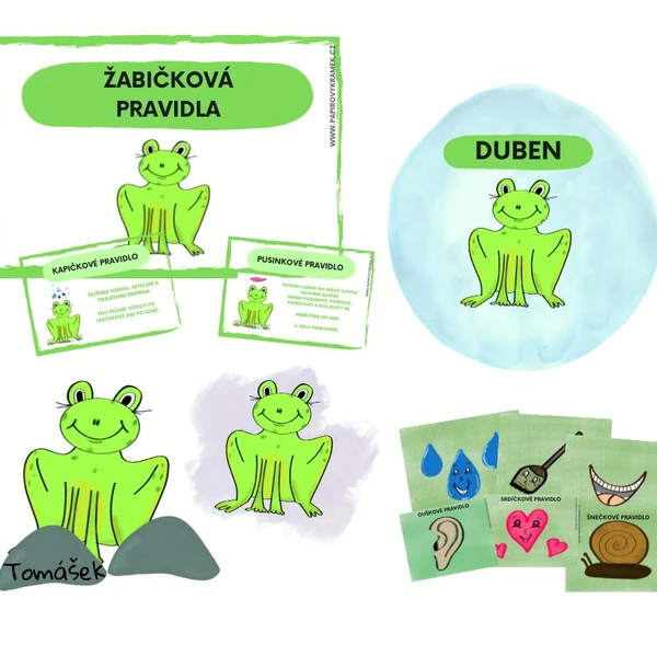ŽABIČKY - výzdoba třídy