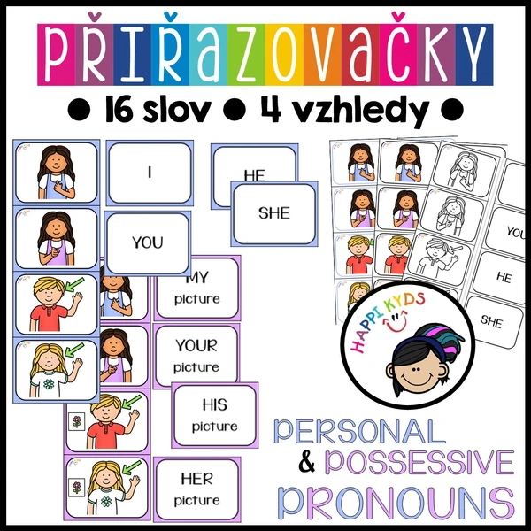 Přiřazovačky - PERSONAL and POSSESSIVE PRONOUNS