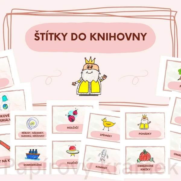 ŠTÍTKY do knihovny