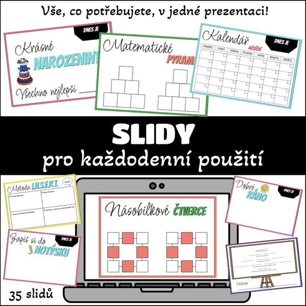 Třídní slidy pro každodenní použití - prezentace