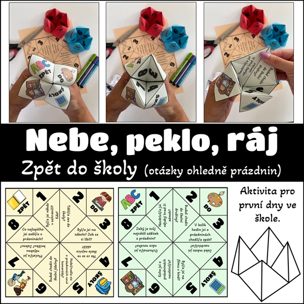 Nebe, peklo, ráj - zpět do školy (otázky ohledně prázdnin)