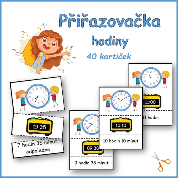 HODINY - přiřazovačka