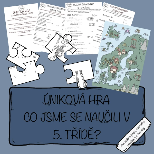 Úniková hra - Co jsme se naučili v 5. třídě?