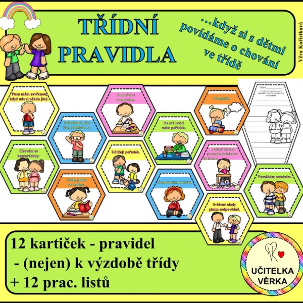 TŘÍDNÍ PRAVIDLA - barevná řada