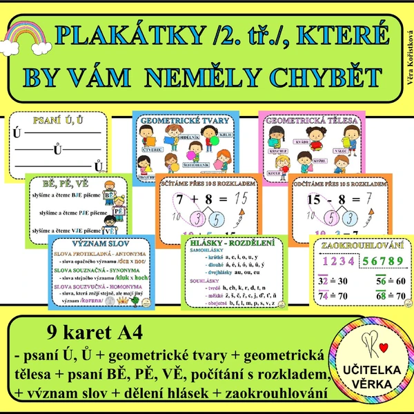 PLAKÁTKY /2. tř./, KTERÉ BY VÁM  NEMĚLY CHYBĚT - barevná řada