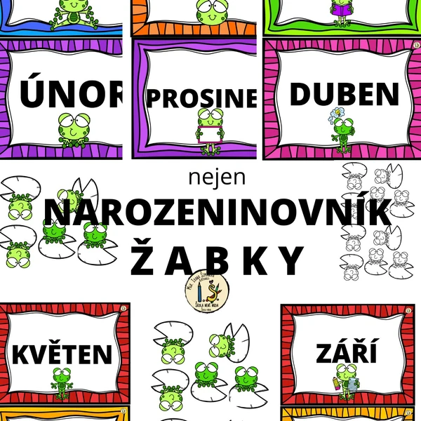 nejen NAROZENINOVNÍK - žabky
