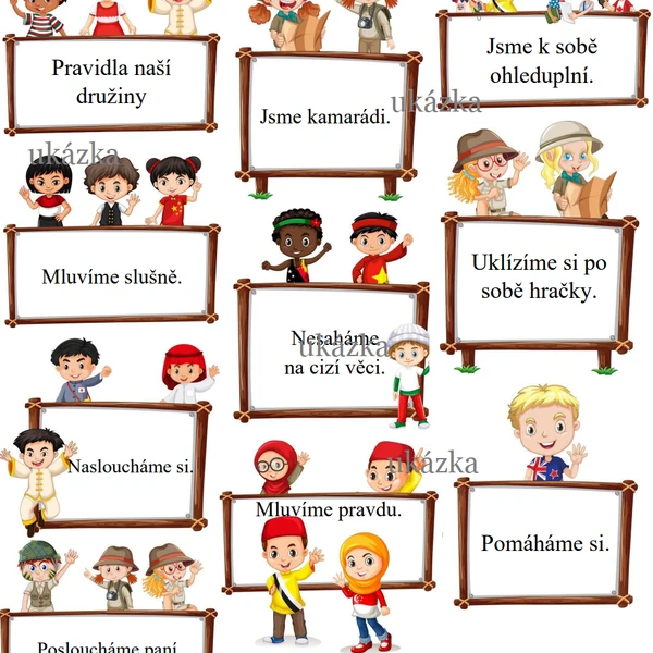 pravidla družiny - cestovatelé