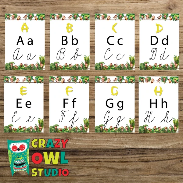 OPIČKY – abeceda