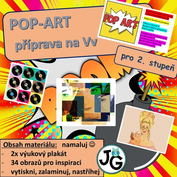 POP-ART sada demonstračních karet