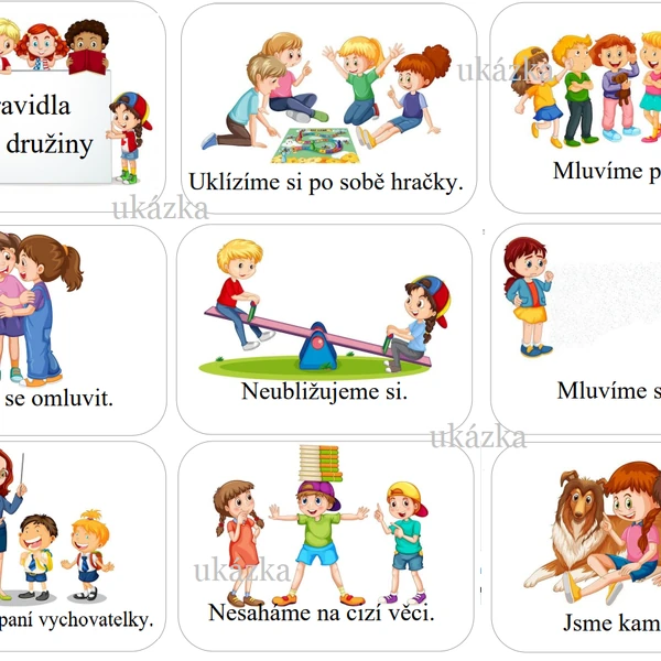 pravidla družiny děti