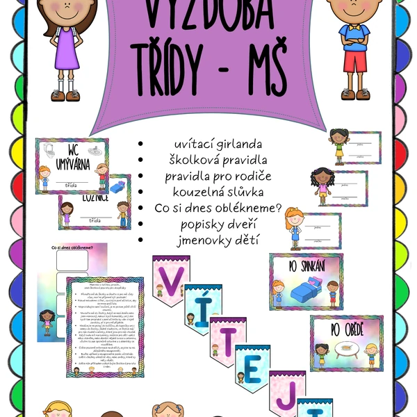 Výzdoba třídy - MŠ