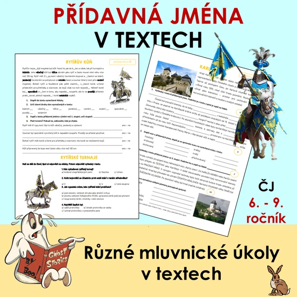 Přídavná jména v textech