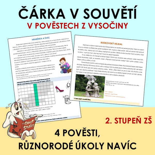 Čárka v souvětí - v pověstech