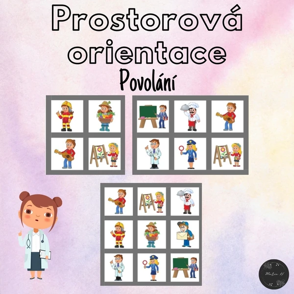 Povolání, prostorová orientace