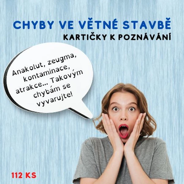 Chyby ve větné stavbě (kartičky k poznávání chyb)