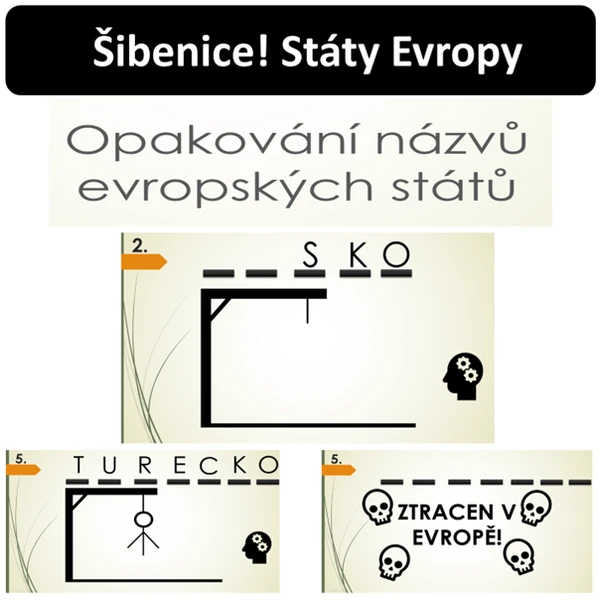 Šibenice! Státy Evropy