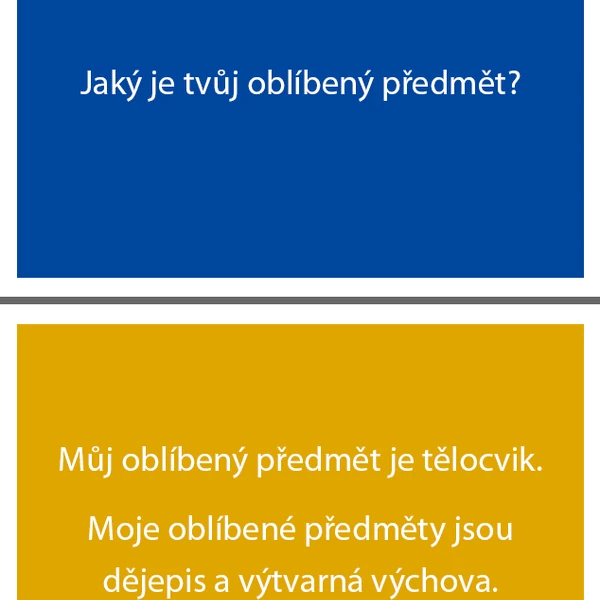 UKR - KONVERZAČNÍ KARTIČKY (otázky a volitelné odpovědi)