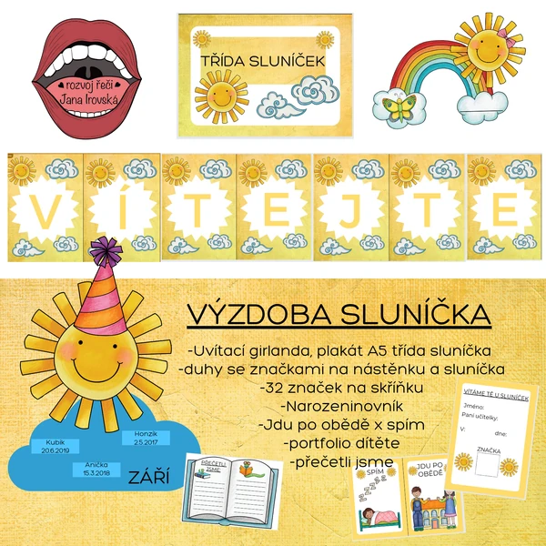 VÝZDOBA DO MŠ-SLUNÍČKA
