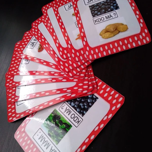 Hra Já MÁM, kdo MÁ - ovoce/zelenina