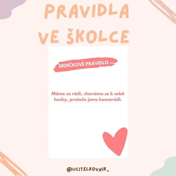 Pravidla naší třídy 