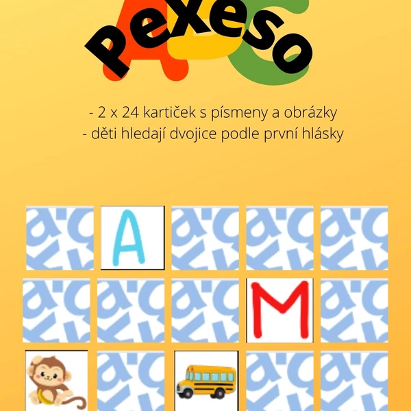 Pexeso abeceda
