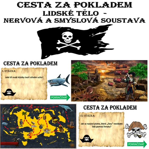 Cesta za pokladem - nervová a smyslová soustava
