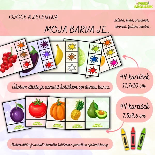 Ovoce a zelenina: Moje barva je..