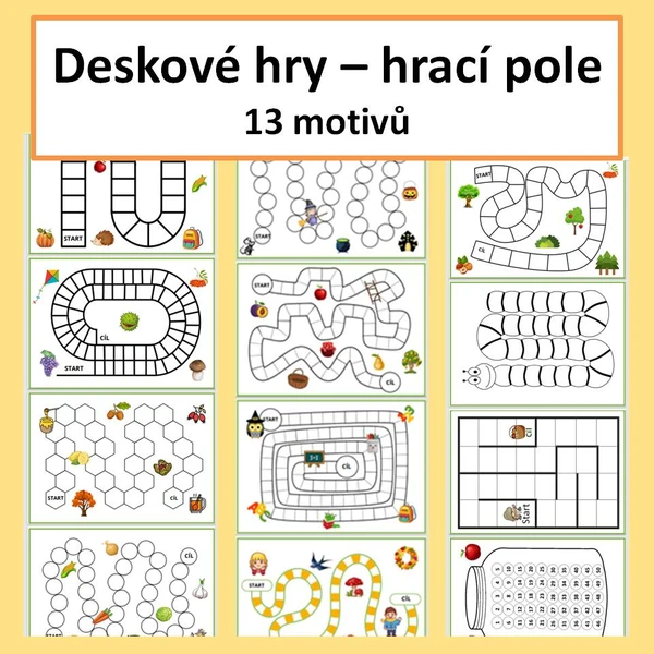 Deskové hry - hrací pole
