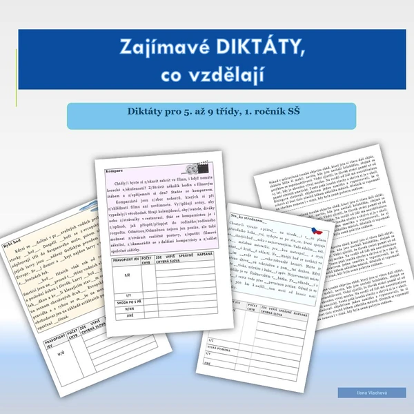 Zajímavé DIKTÁTY, co vzdělají