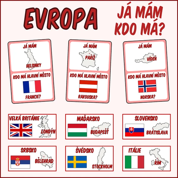 Já mám, kdo má? - Evropa