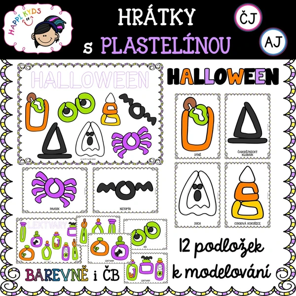 Hrátky s plastelínou - HALLOWEEN