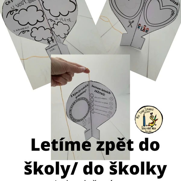 Letíme zpět do školy/školky - zjednodušená verze pro 1. třídu nebo MŠ