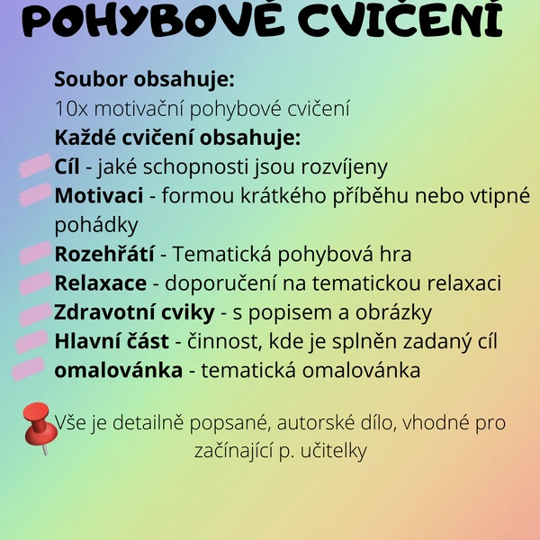Motivační pohybové cvičení 