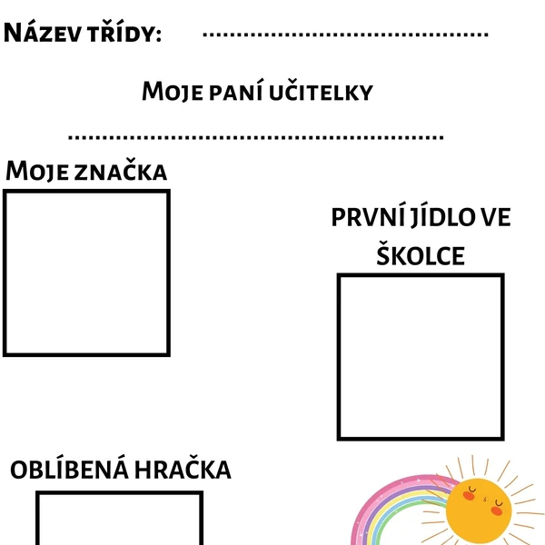 PRVNÍ DEN VE ŠKOLCE