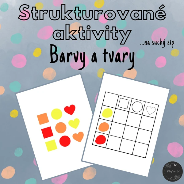 Barvy & tvary, strukturované úkoly