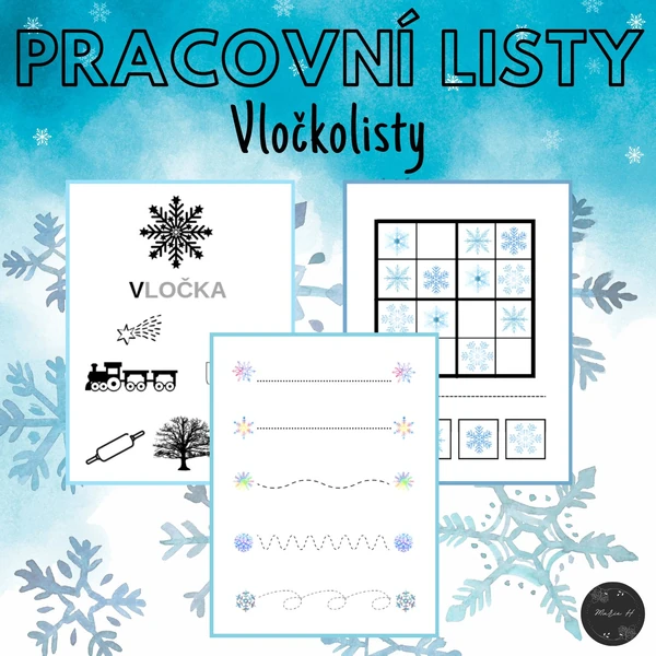 Vločkolisty, pracovní listy