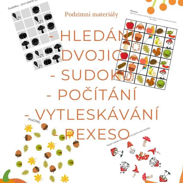 Podzimní pracovní listy