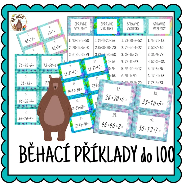 Běhací příklady do 100