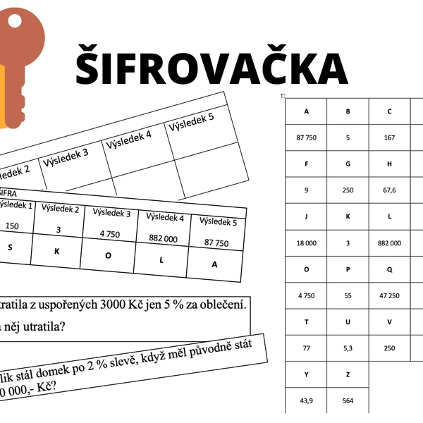 Šifrovačka - procenta