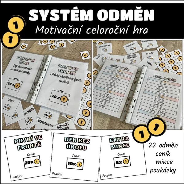 Motivační systém odměn - celoroční hra
