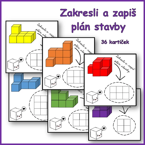 Zakresli a zapiš plán stavby
