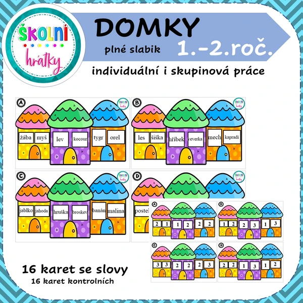 DOMKY plné slabik
