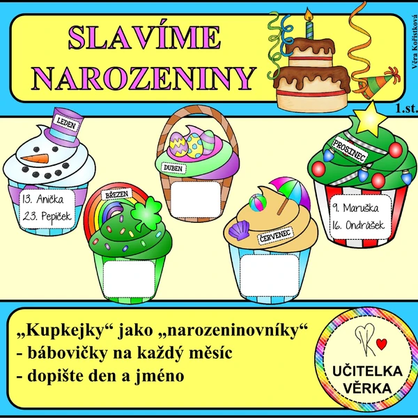 SLAVÍME NAROZENINY