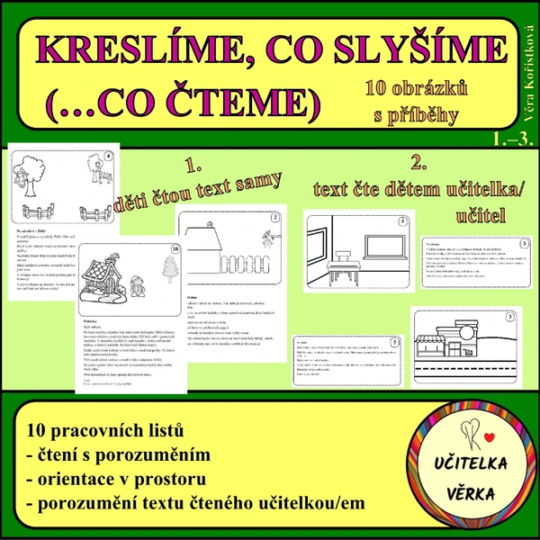KRESLÍME, CO SLYŠÍME (…CO ČTEME)