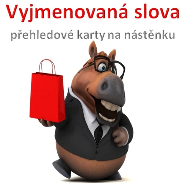 VYJMENOVANÁ SLOVA - přehledové karty