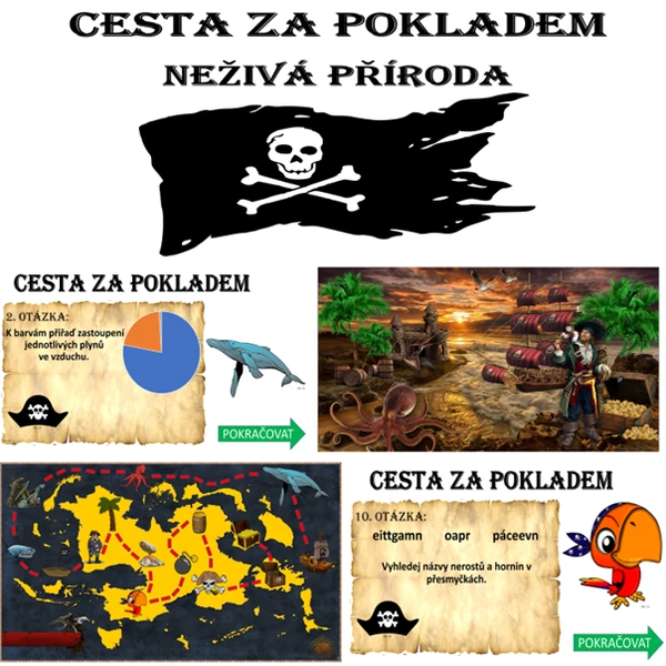 Cesta za pokladem - neživá příroda