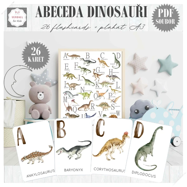 ABECEDA DINOSAUŘI 