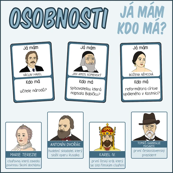 Já mám, kdo má? - Osobnosti českých dějin
