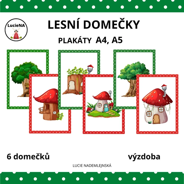 Lesní domečky (výzdoba)